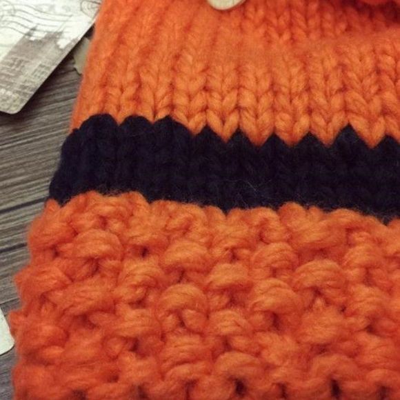 Fox Crocheted Cowl | Cute Animal Hoodies Winter Knit Hat Scarf 2-in-1 - Picture 4 of 7